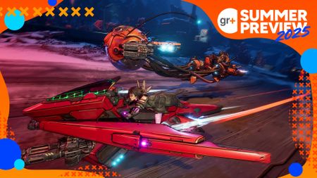 Borderlands 4 screenshot showing a player on a Digirunner