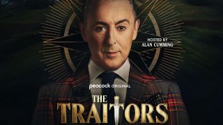 Host Alan Cumming in a promotional image for The Traitors US