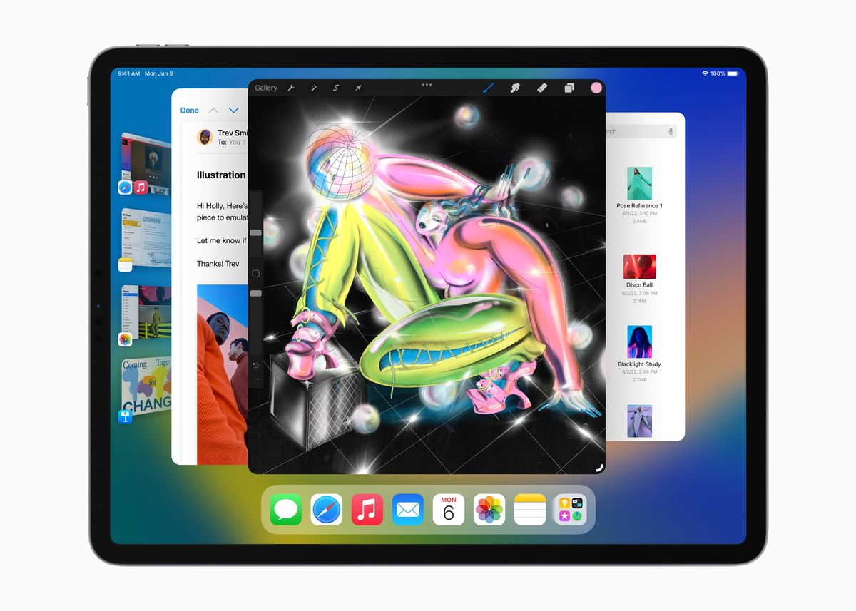 iPadOS 16 Stage Manager