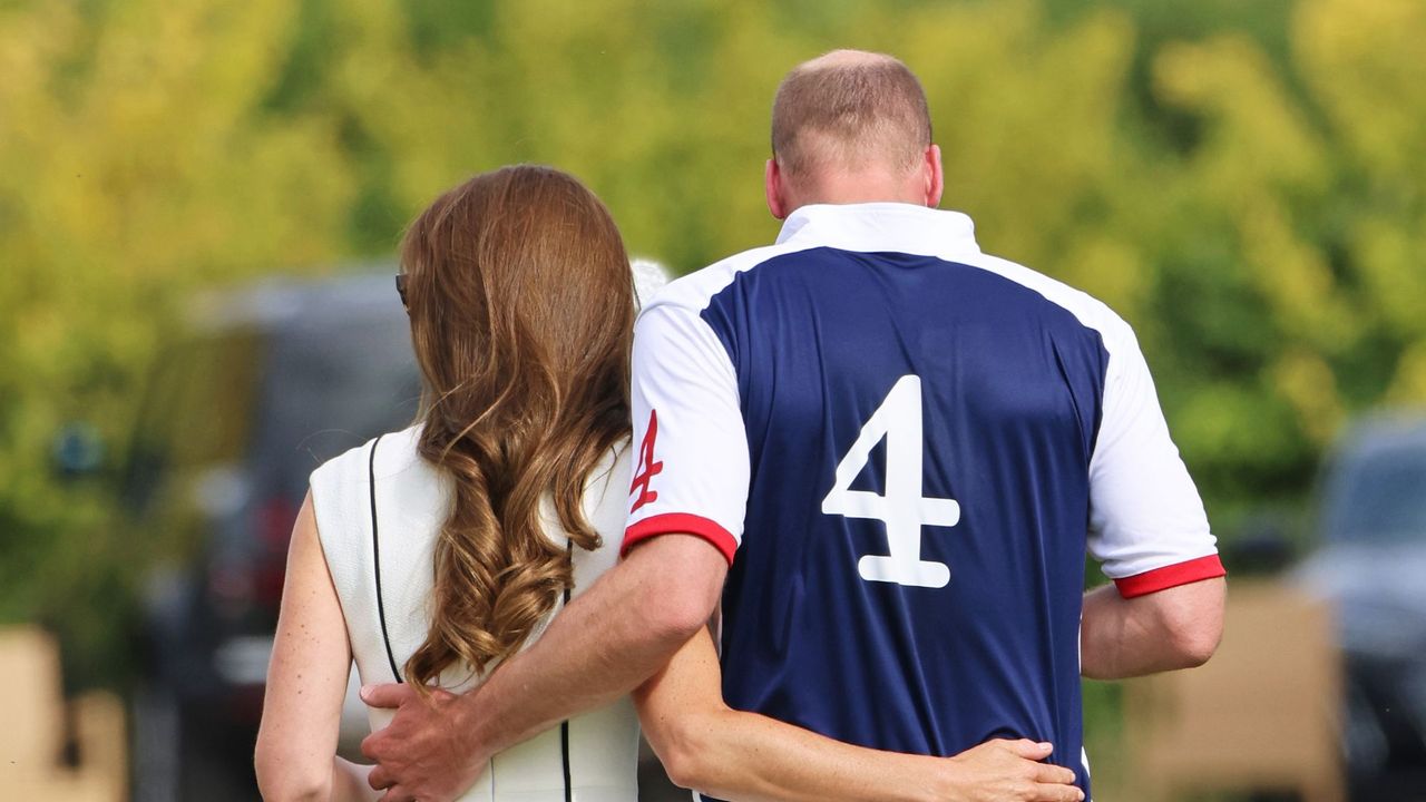 The Prince and Princess of Wales attend the Royal Charity Polo Cup in 2022