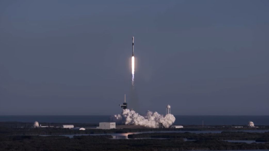 SpaceX rocket launches on a record 8th flight with 60 Starlink satellites, landing the spikes