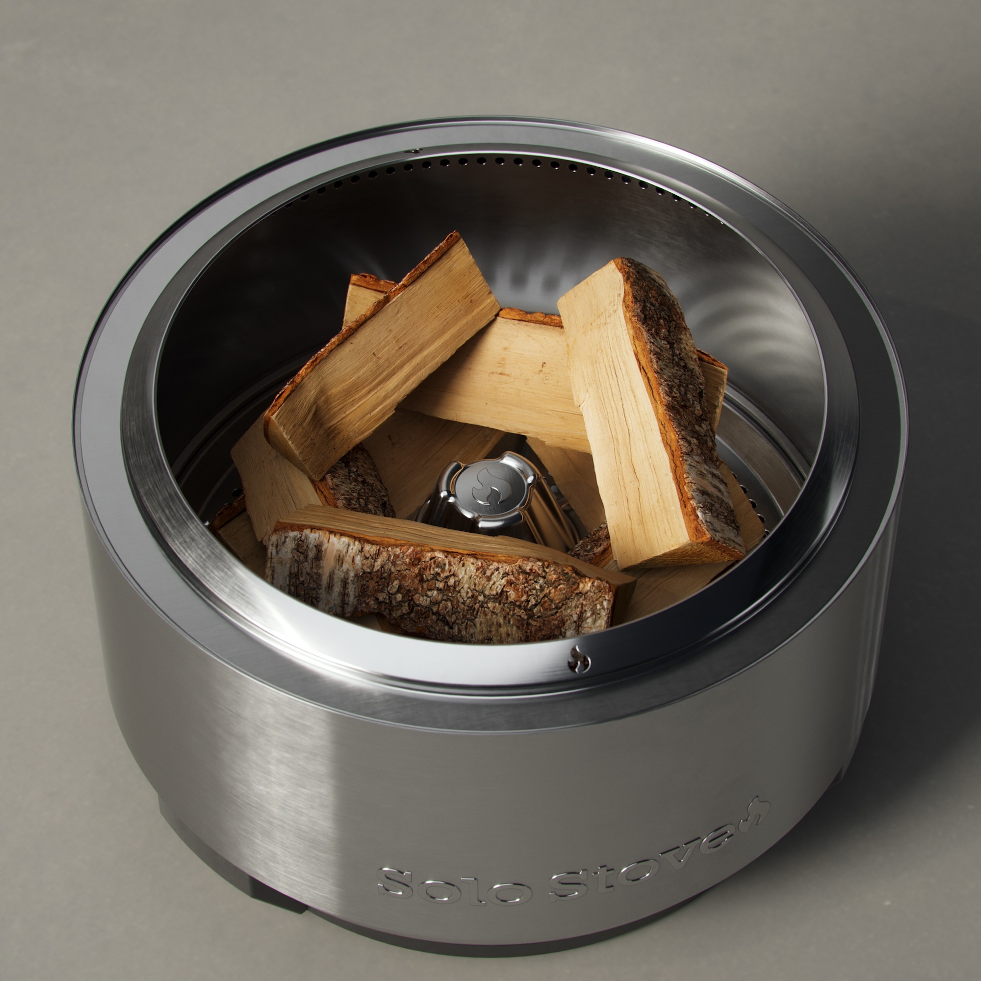 Solo Stove Summit 24 with logs