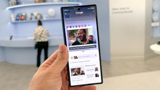 Samsung Galaxy Z Fold 6 circle to search feature