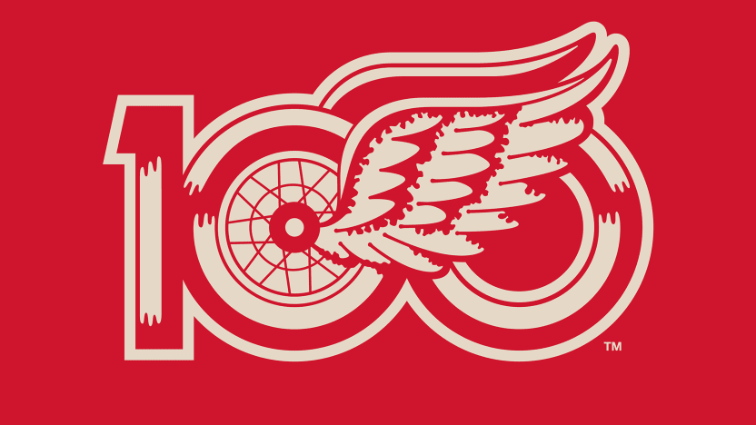 Detroit Red Wings Centennial logo