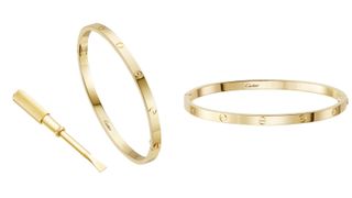Cartier love bracelet in gold