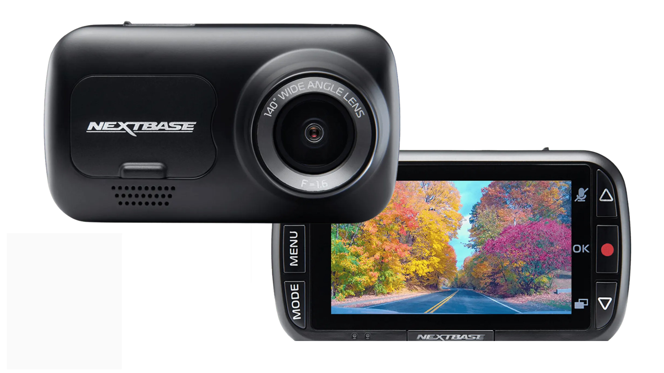 Nextbase 222 - front and rear