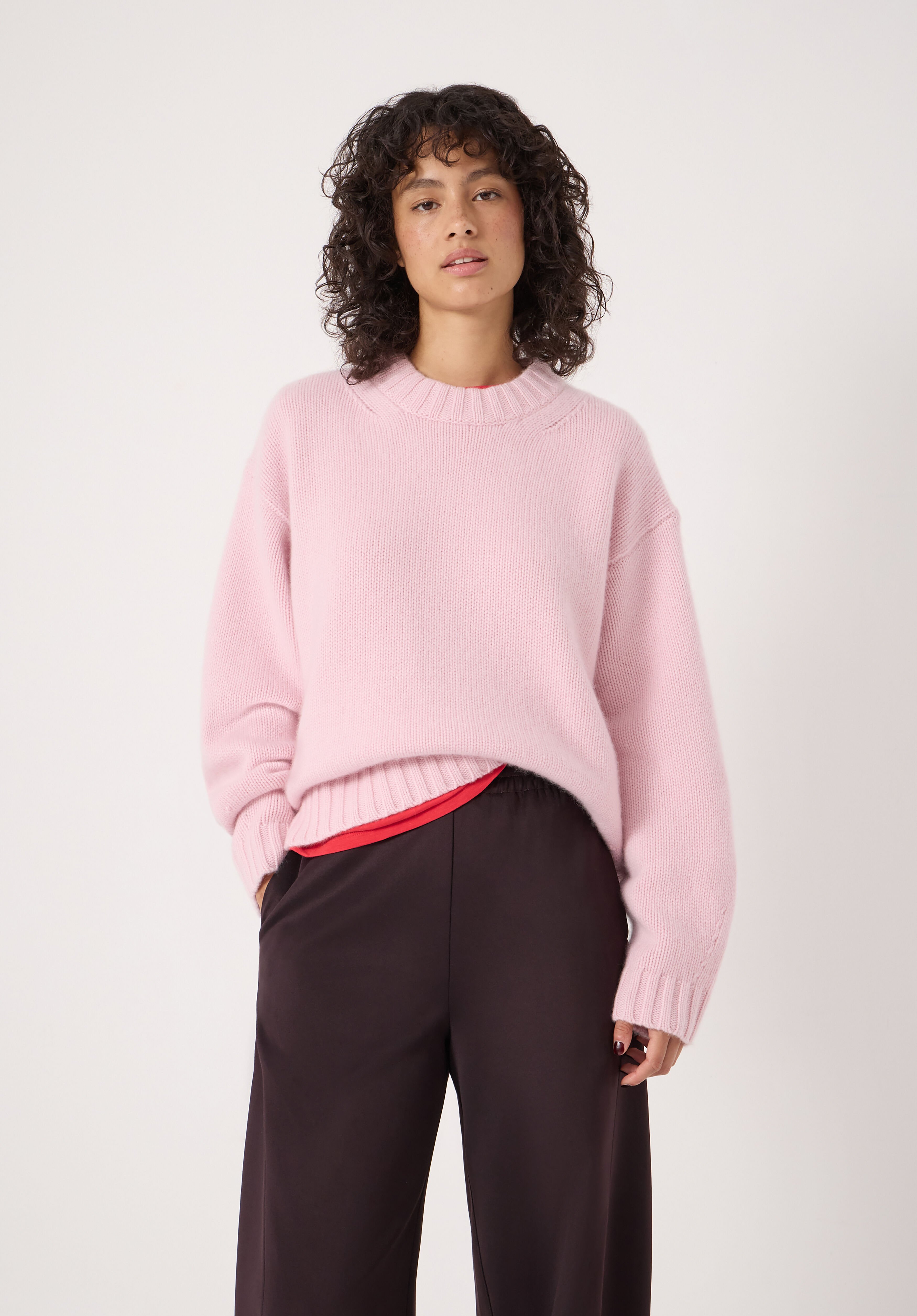 Cora Relaxed Chunky Cashmere Crew Jumper