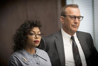 Mathematician Katherine Johnson with Al Harrison (Kevin Costner)