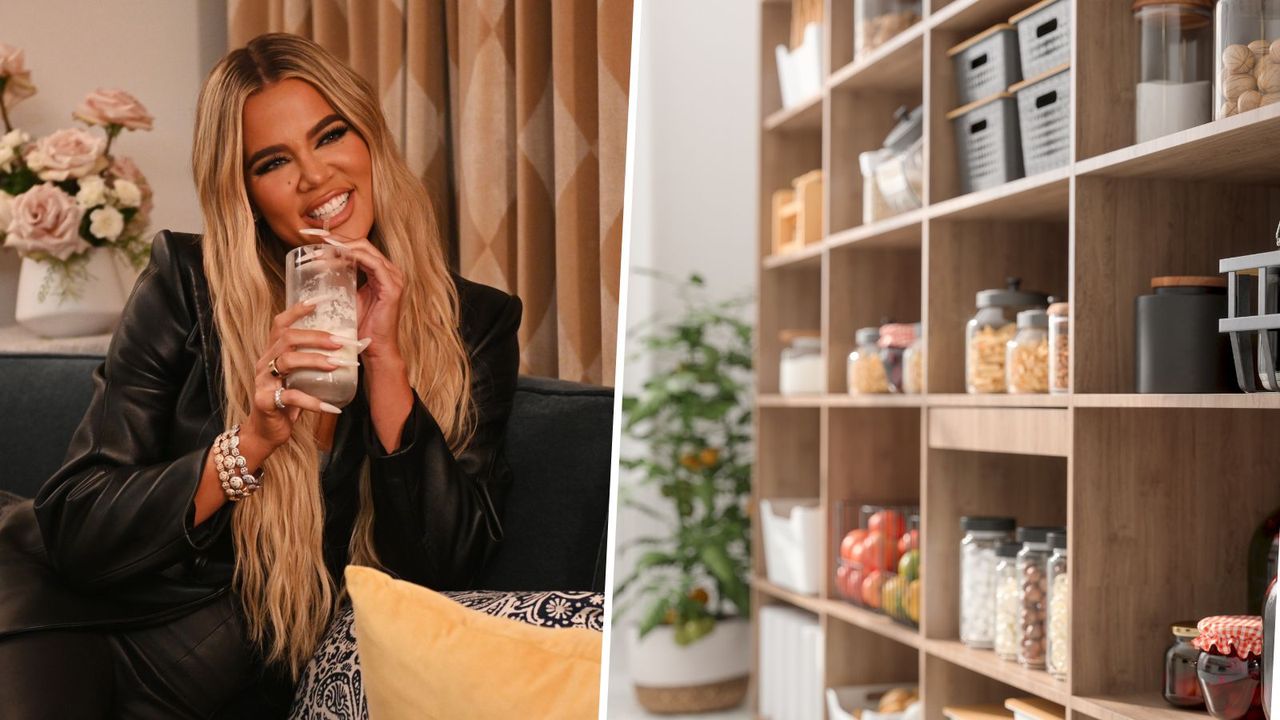 Khloe Kardashian kitchen pantry