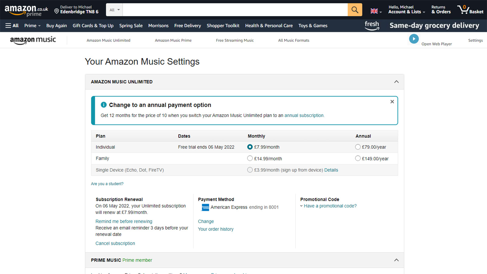 Amazon Music Unlimited