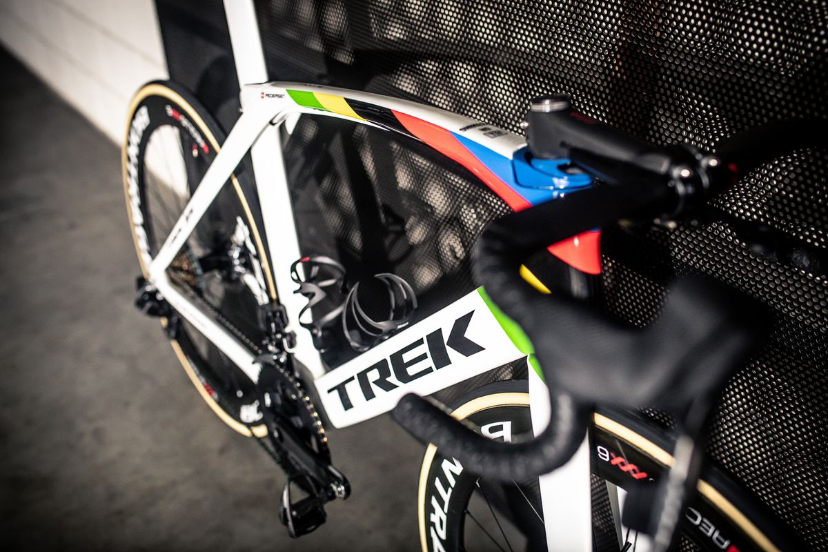 Mads Pedersen's World Champion Trek Madone