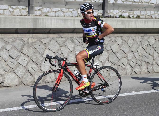 Fabio Duarte (Colombia) was not amongst the leading group today