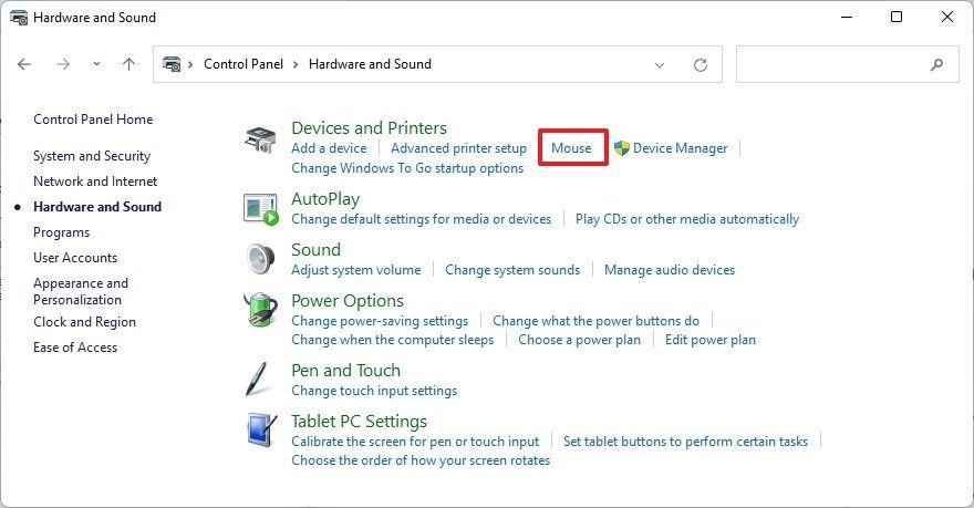 How To Set Mouse For Left-handed People On Windows 11 