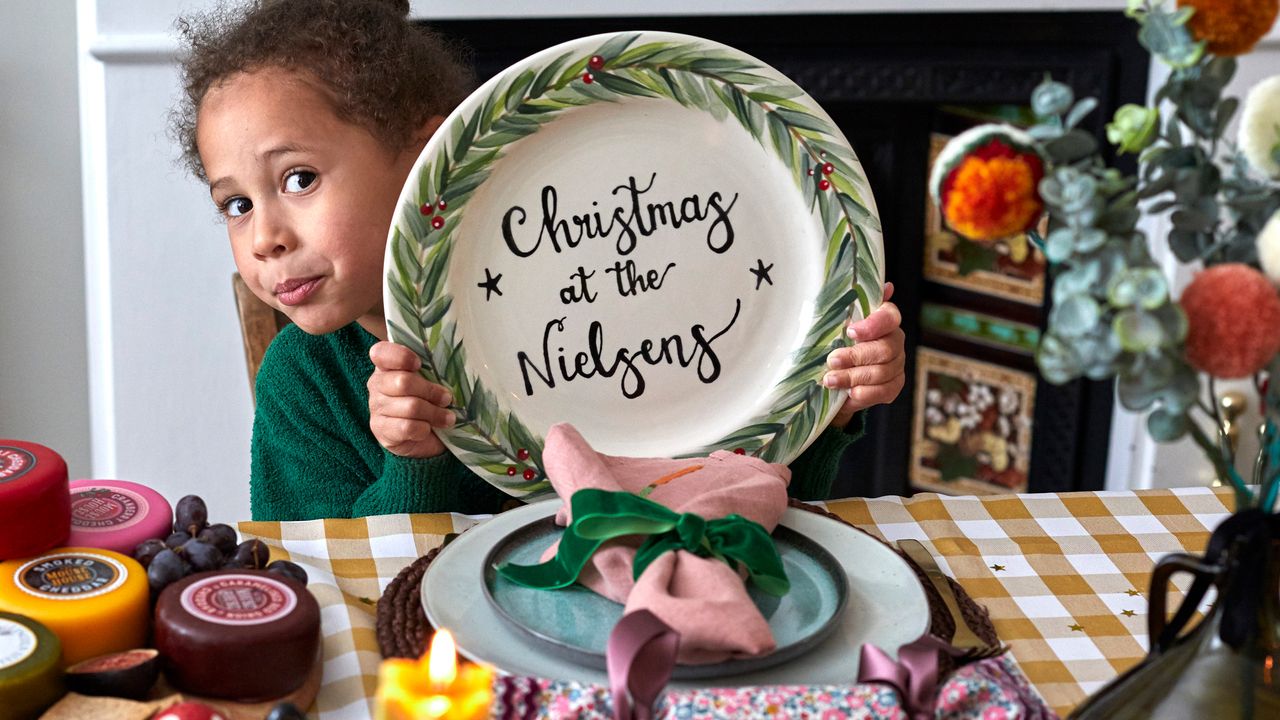 Personalised Christmas plate