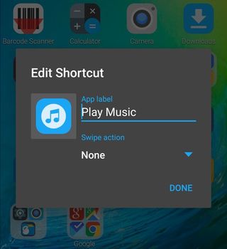 Editing individual shortcuts and icons is simple and powerful.