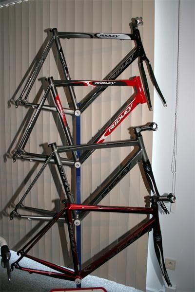 Some frames on display at the presentation.