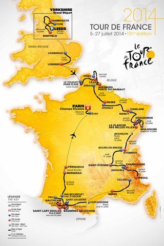 tour de france 2004 route map