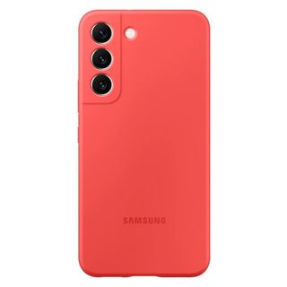 Samsung Galaxy S22 Silicone Cover in Glow Red