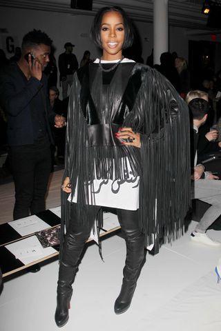 Kelly Rowland At New York Fashion Week AW14