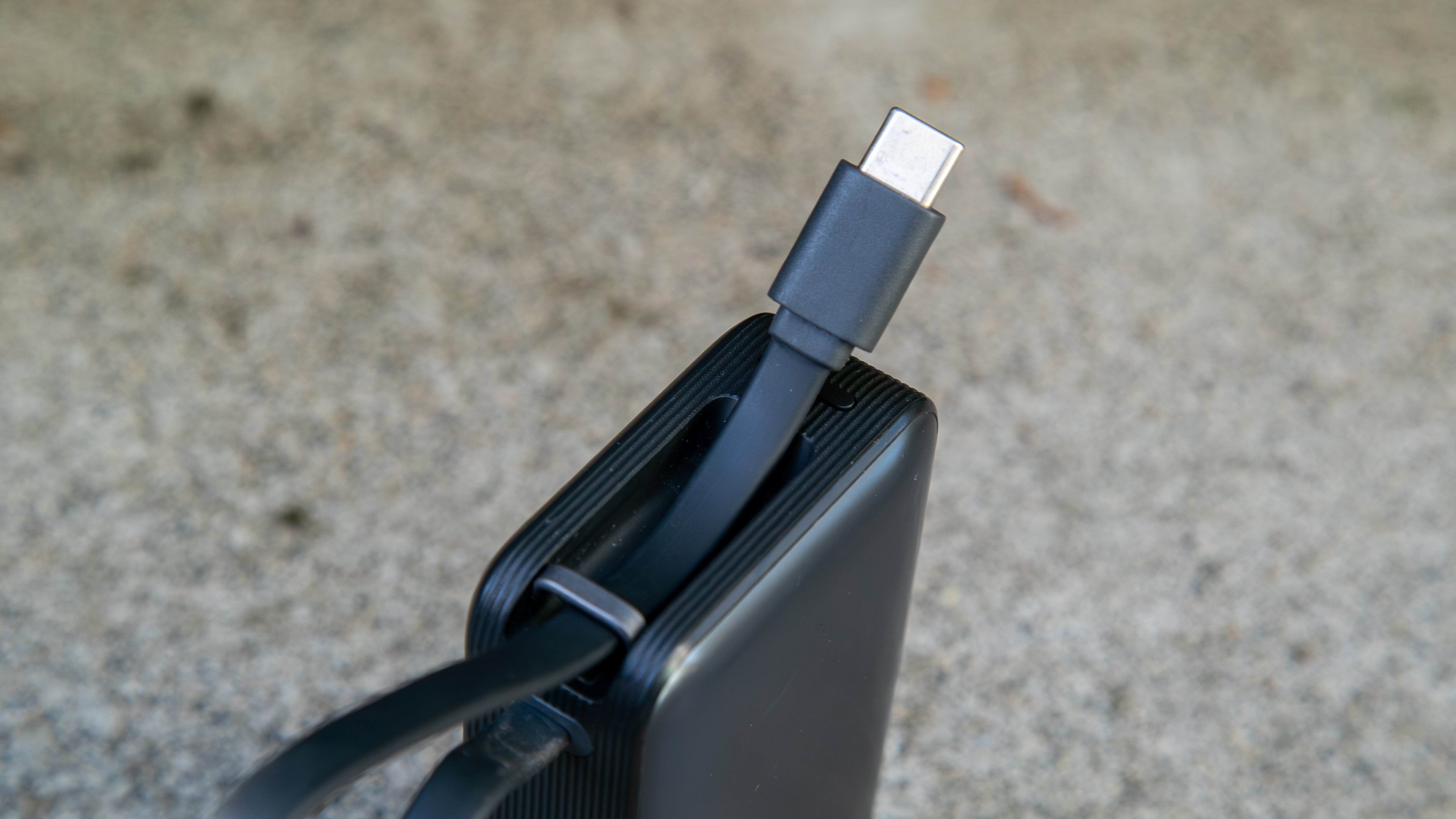 The Anker Nano Power Bank (A1259) USB-C cable