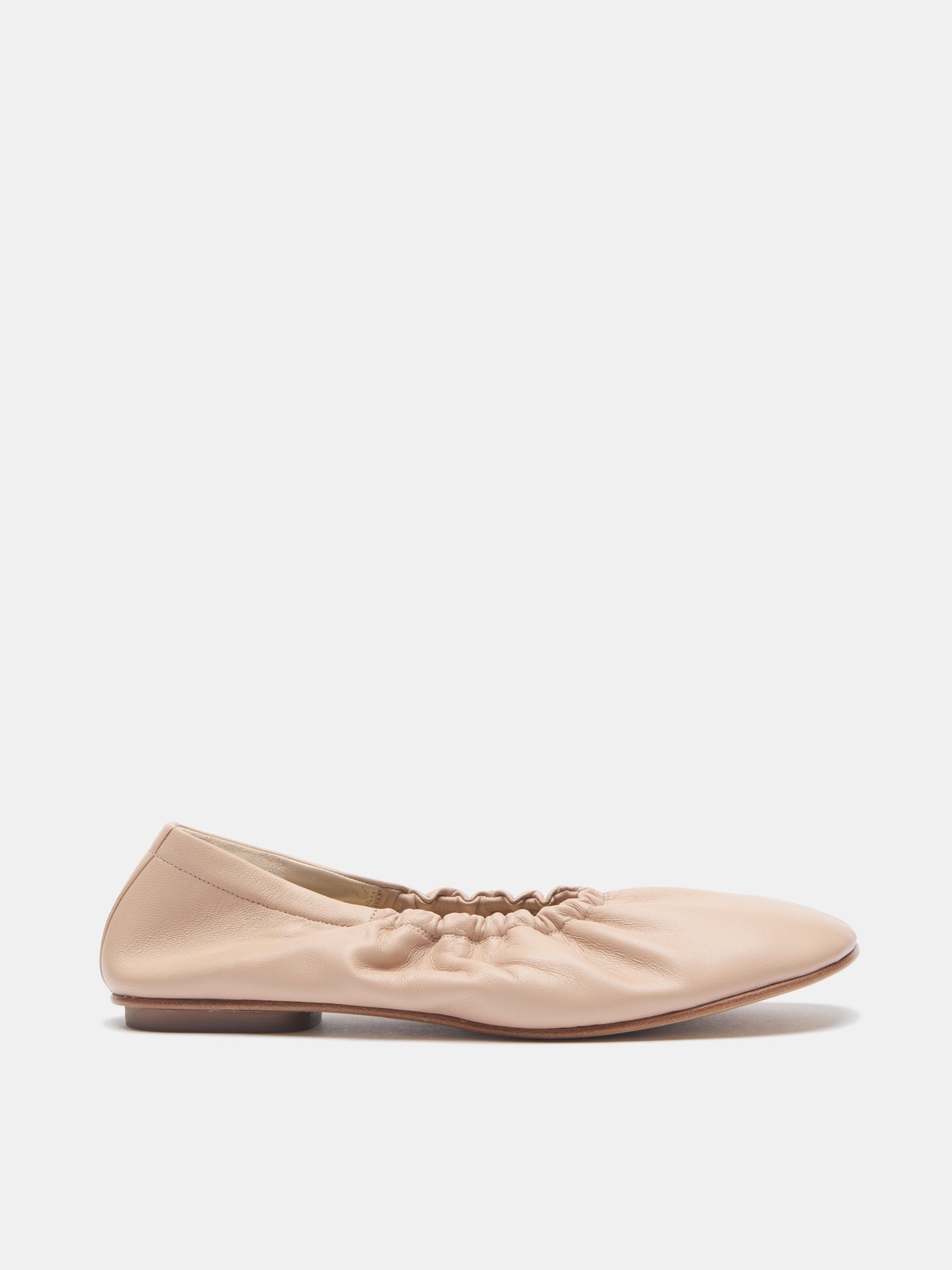 Mica Flat / Fawn Leather