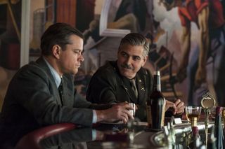 George Clooney and Matt Damon in Monuments Men.