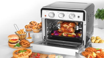 A Salter toaster oven air fryer, one of the best toaster oven air fryer models available to buy today