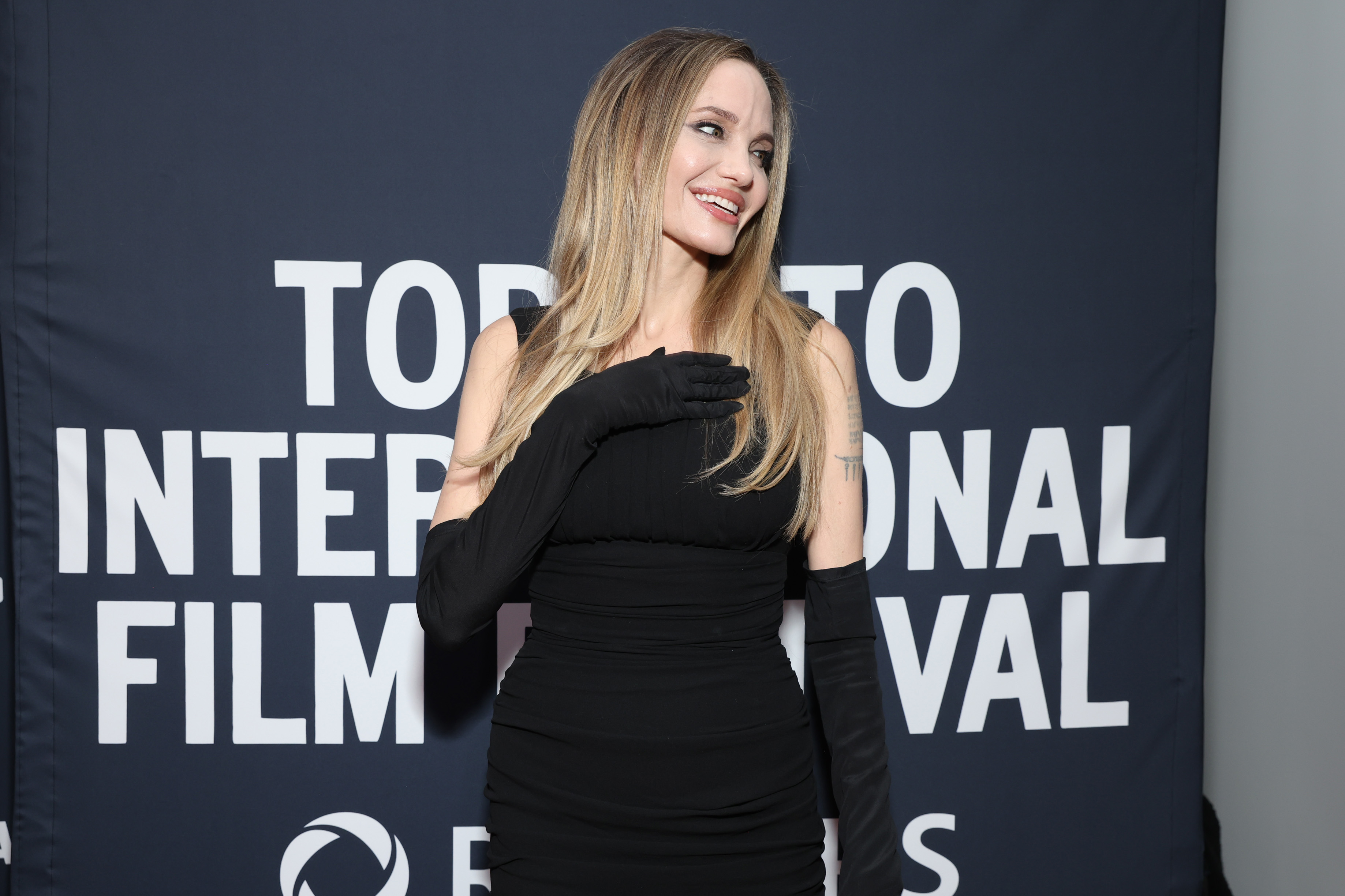 Angelina Jolie attending an event