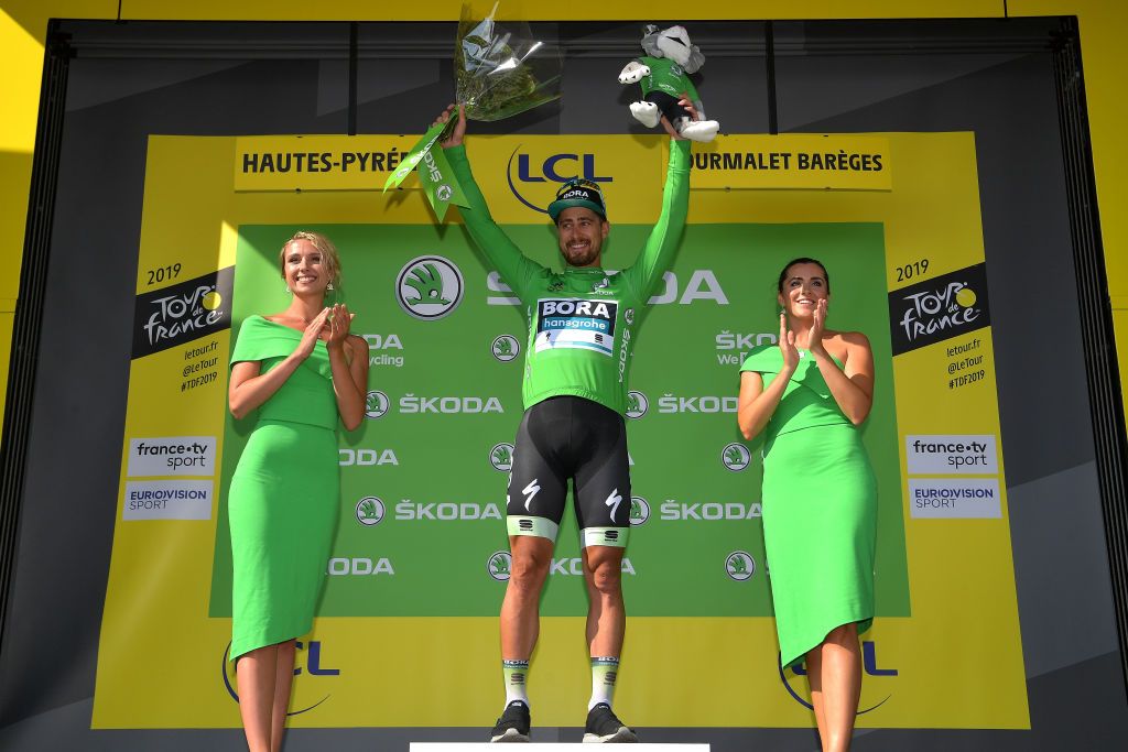 Peter Sagan (Bora-Hansgrohe) extended his green jersey lead