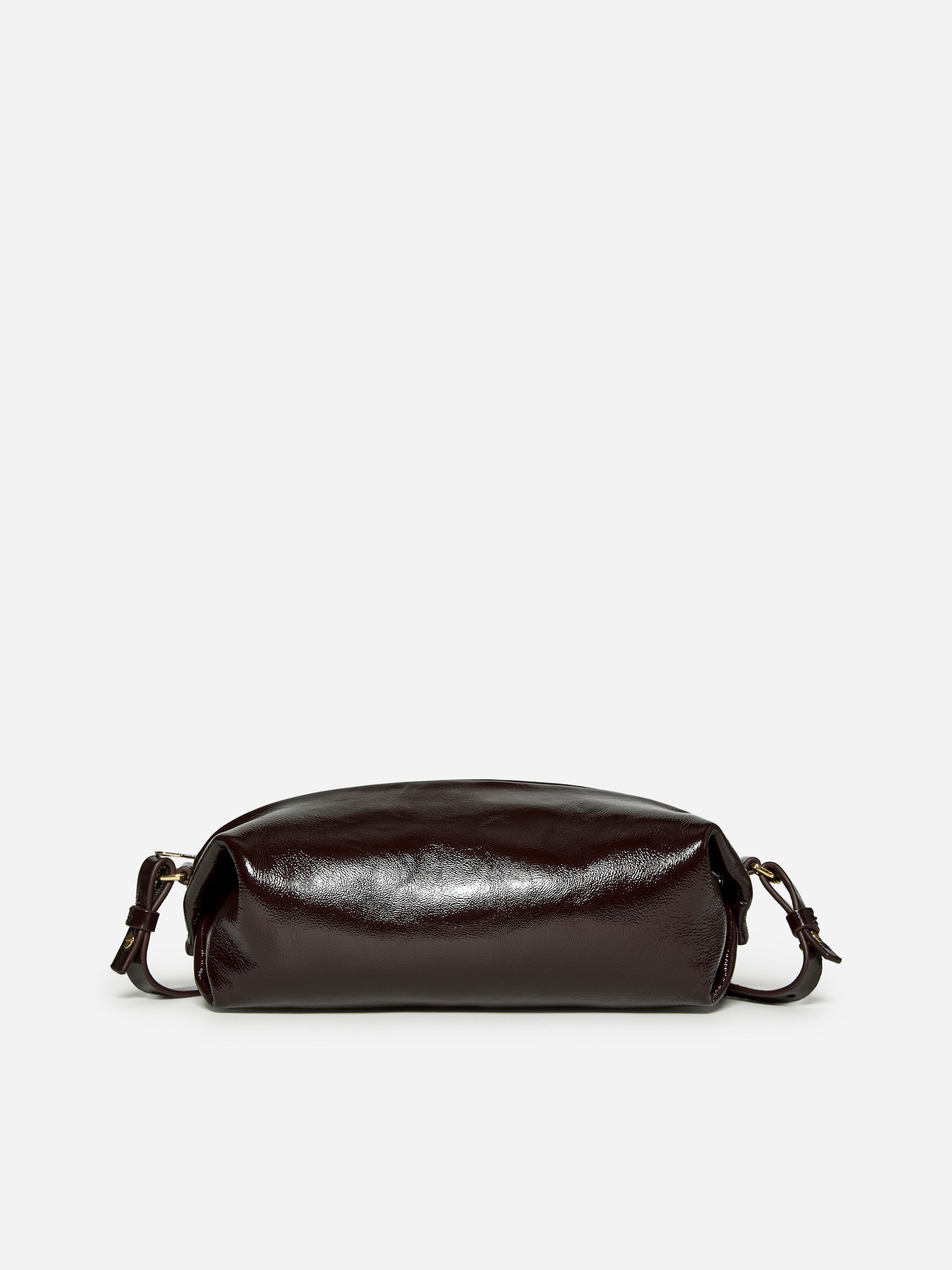 Lacquered Crossbody Bag &amp;ndash; Burgundy &amp;ndash; Women &amp;ndash; Arket Gb