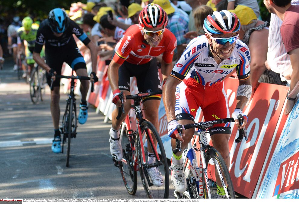 Joaquim Rodriguez (Katusha) makes his winning move