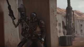 The Mandalorian and IG-11.
