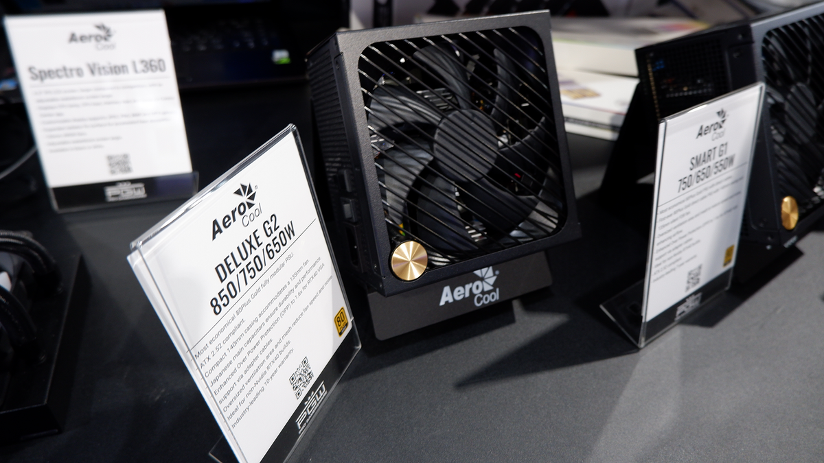 Aerocool power supplies at Computex 2024