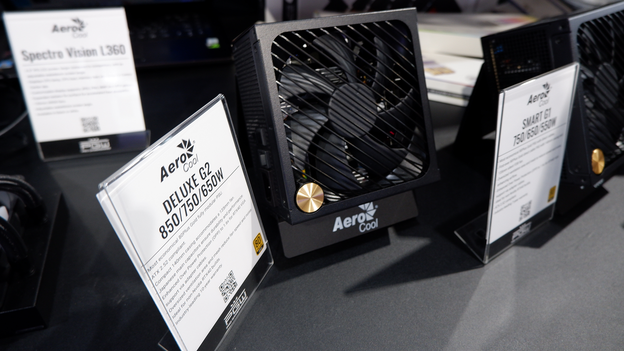 Aerocool power supplies at Computex 2024