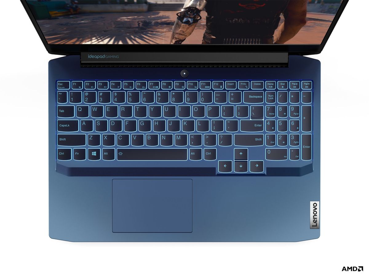 Lenovo Ideapad Gaming 3 Amd Closeup Keyboard