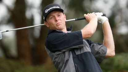 Ryggs Johnston takes a shot at the Australian Open