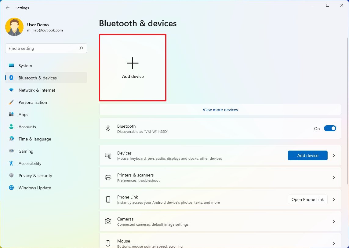 Add new Bluetooth device