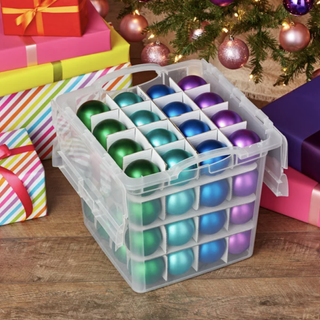 The Home Edit Ornament Organizer with Hinged Lid