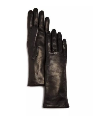 Cashmere Lined Leather Gloves - Exclusive