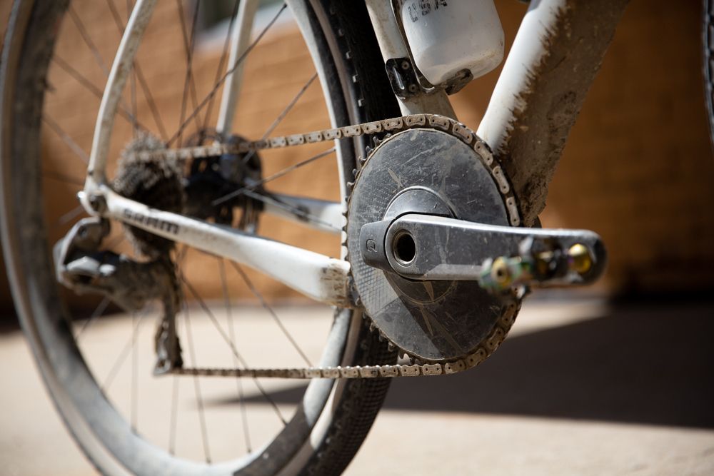 A closer look at the SRAM RED 1X crankset with Quarq powermeter
