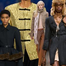 models wearing fall jacket trends
