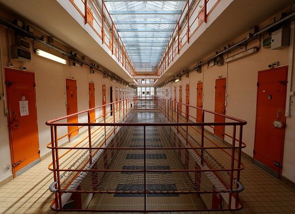 The inside of a jail.