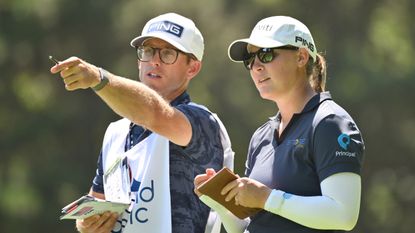 Josh Udelhofen and Jennifer Kupcho at the Portland Classic