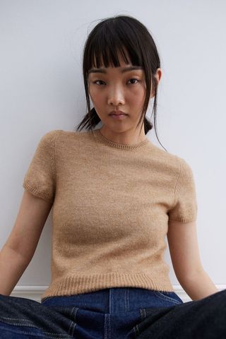 Fine-Knit T-Shirt