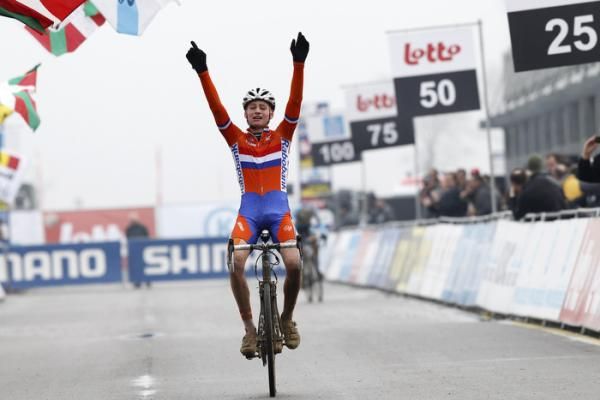 Mathieu van der Poel takes the junior world cross title