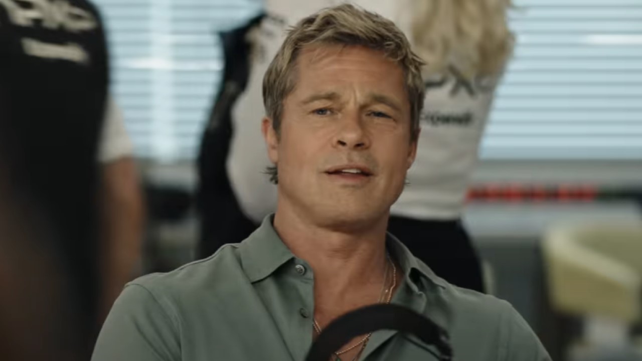 Brad Pitt in F1.