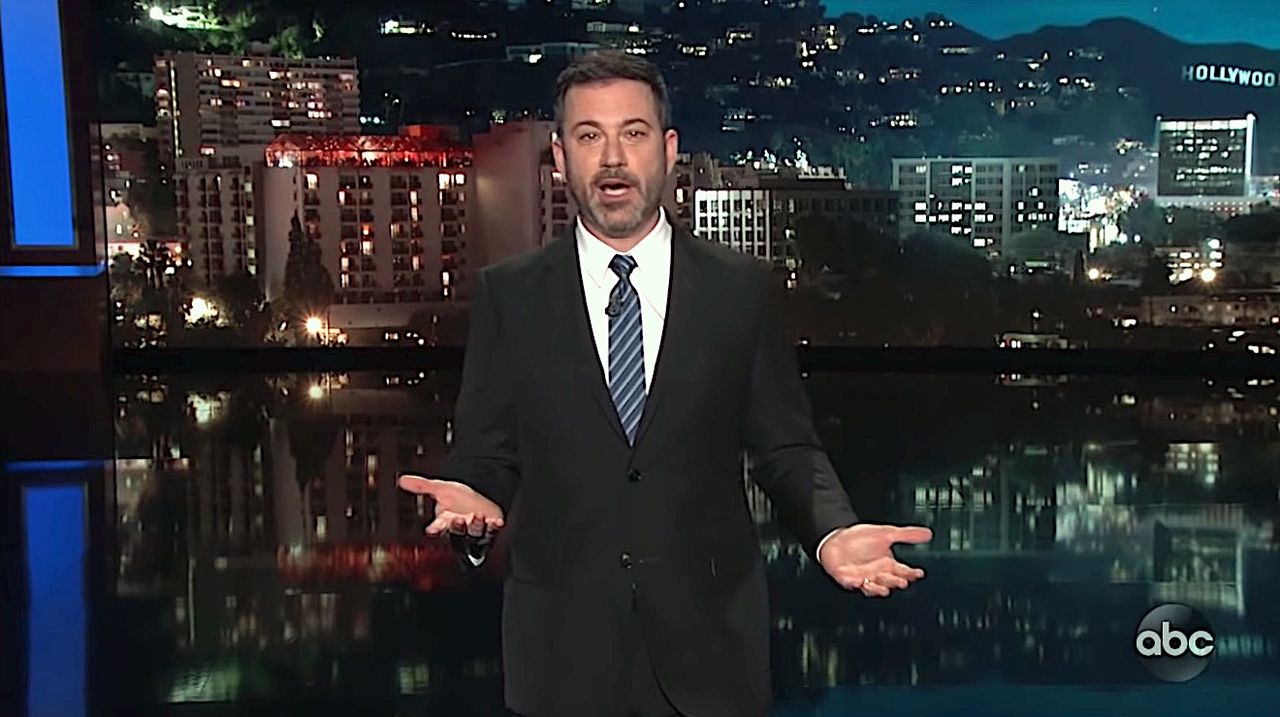 Jimmy Kimmel pans Trump&amp;#039;s speech