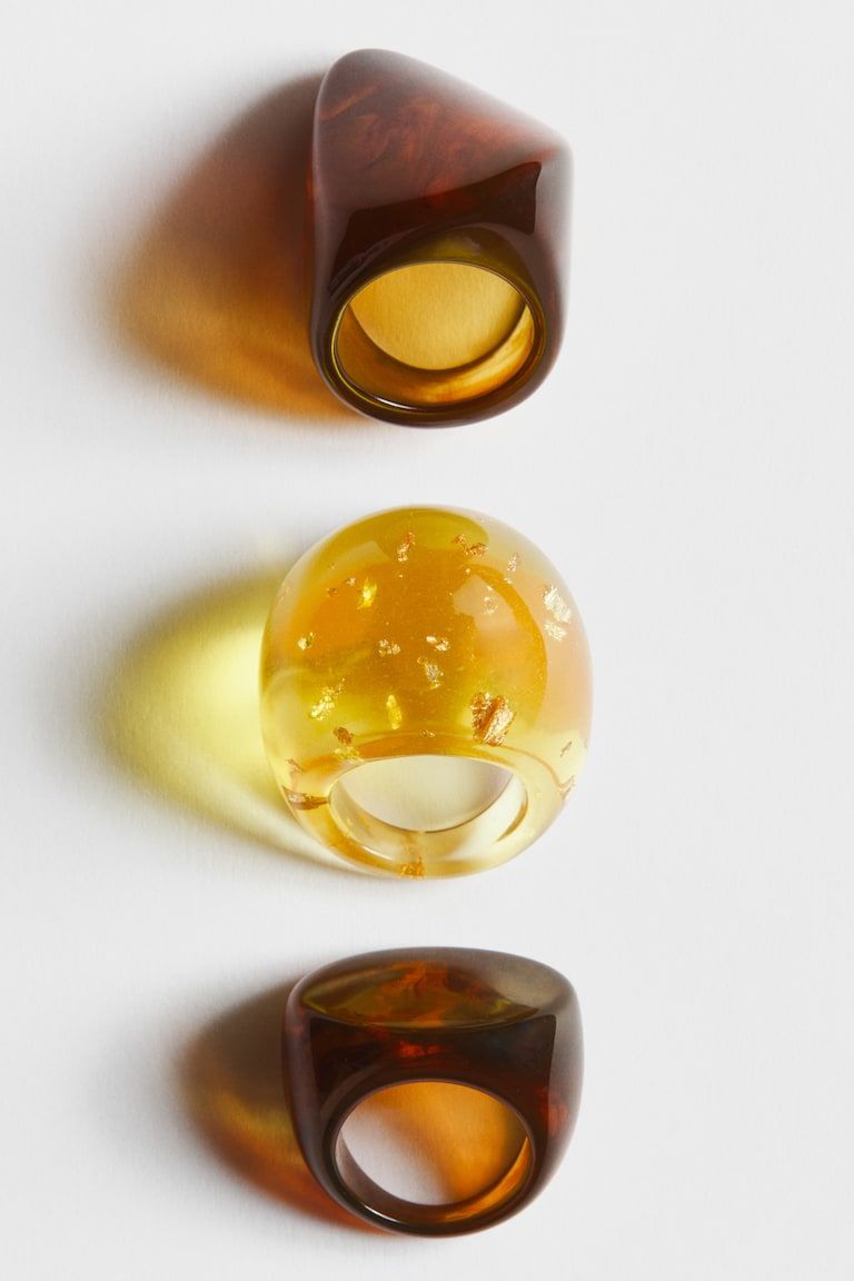 3-Pack Chunky Rings