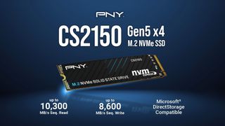 PNY's CS2150 PCIe 5.0 SSD.