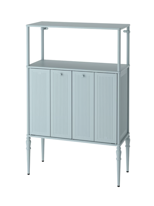 S&Aring;gm&Auml;stare Cabinet - Light Gray-Blue 32 3/4x14 1/4x50 1/4 "